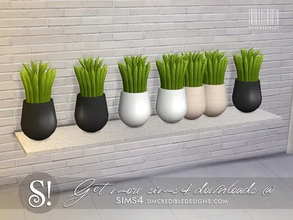 Dual channel plant 1 by thesimsresource - The Sims 4 Custom Content