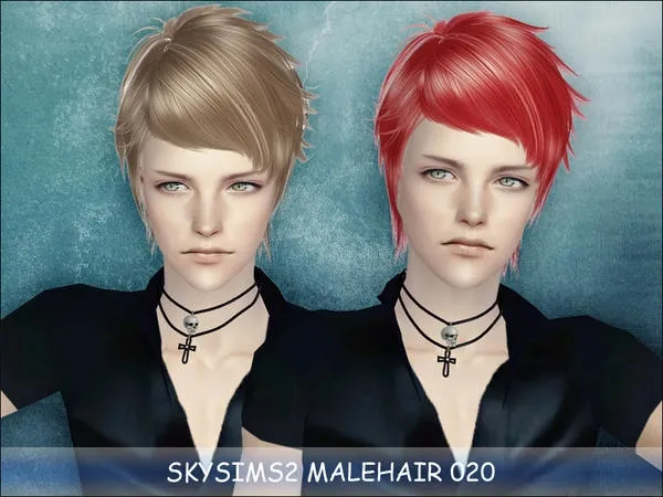 Skysims Hair 020 by thesimsresource - The Sims 2 Custom Content