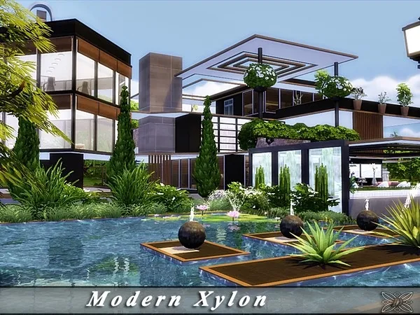 Maxis Match Modern Xylon by thesimsresource - The Sims 4 Custom Content