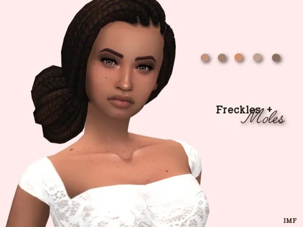 Mix IMF Freckles Moles FM - The Sims 4 Custom Content