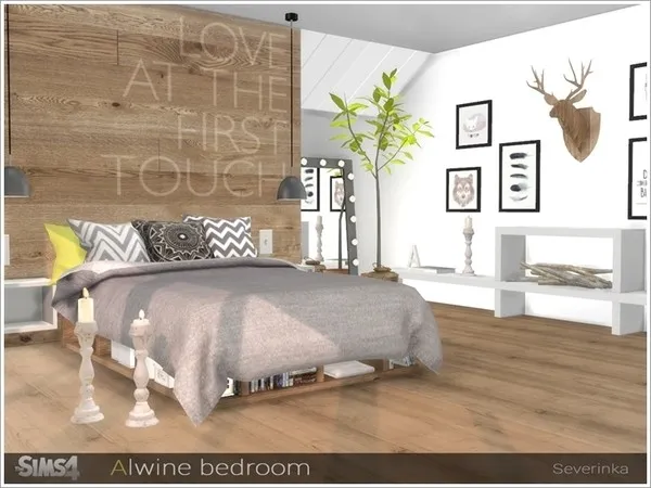 Alpha Alwine bedroom by thesimsresource - The Sims 4 Custom Content