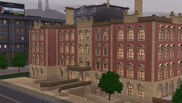 Bridgeport Public Library by thesimsresource - The Sims 3 Custom Content