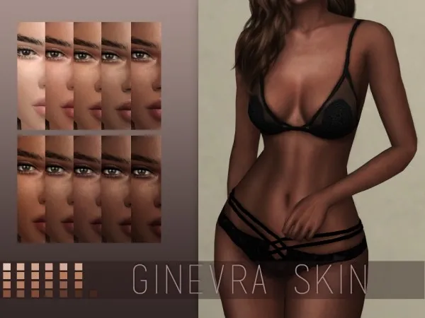 Alpha Ginevra Skin by simsfinds - The Sims 4 Custom Content