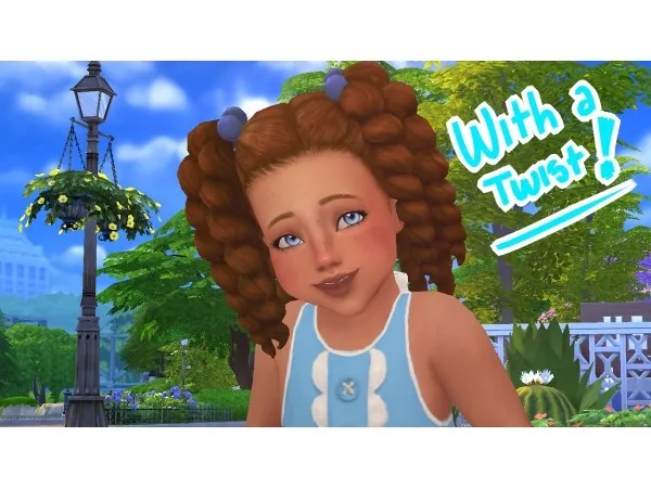 Maxis Match Bigger and Better Twist Tails - The Sims 4 Custom Content