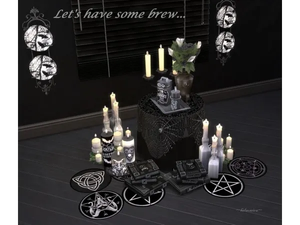 Alpha Gothic Deco by simsfinds - The Sims 4 Custom Content