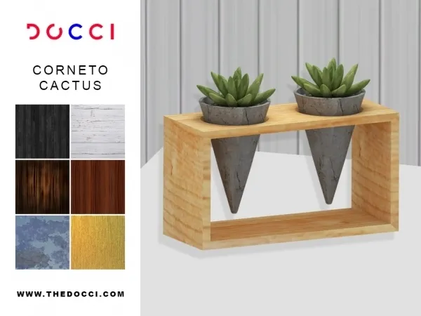 Alpha CORNETO CACTUS DOCCI SIMS by docci - The Sims 4 Custom Content