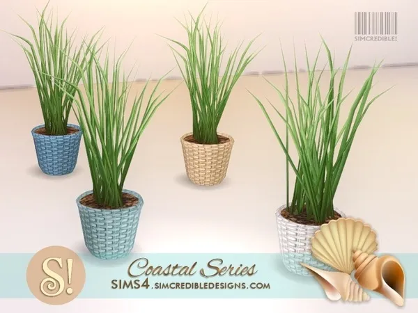 Coastal Plants 9 Beach grass by thesimsresource - The Sims 4 Custom Content