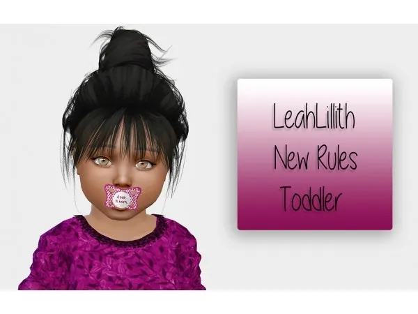 Alpha LeahLillith New Rules for Toddlers - The Sims 4 Custom Content