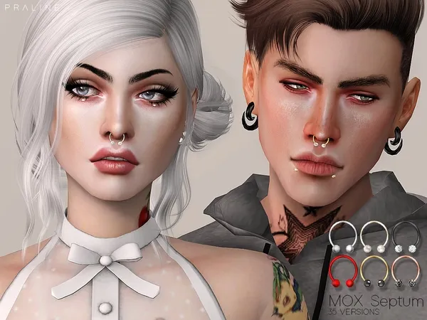 Mix MOX Septum - The Sims 4 Custom Content