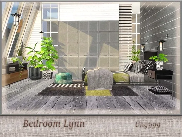Alpha Bedroom Lynn by thesimsresource - The Sims 4 Custom Content