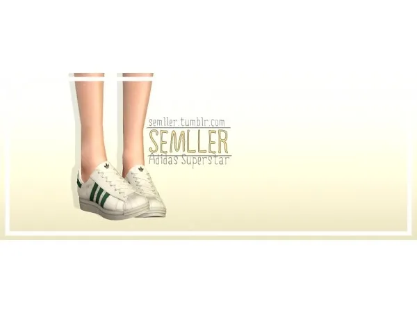 [SEMLLER] Adidas Superstar by simsfinds - The Sims 3 Custom Content