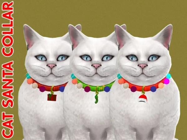 CAT SANTA COLLAR