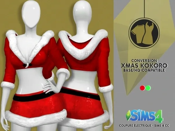 Alpha XMAS KOKORO - The Sims 4 Custom Content