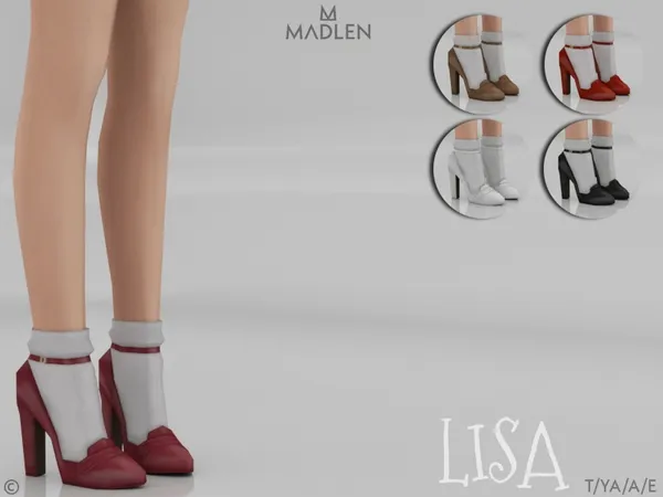 Maxis Match Madlen Lisa Shoes by thesimsresource - The Sims 4 Custom Content