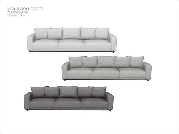 [Era livingroom] sofa3x by thesimsresource - The Sims 4 Custom Content