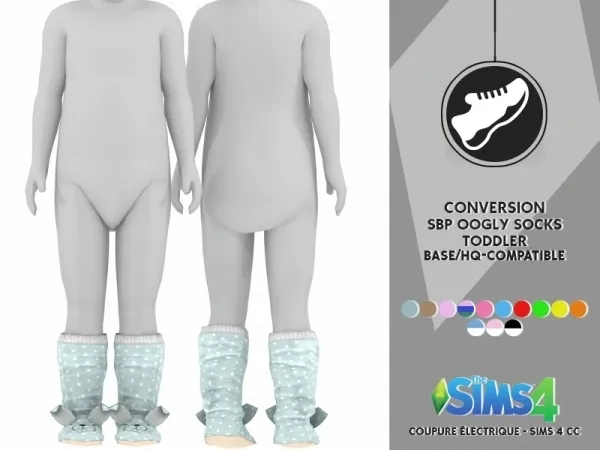 Alpha SBP OOGLY SOCKS by redheadsims - The Sims 4 custom content
