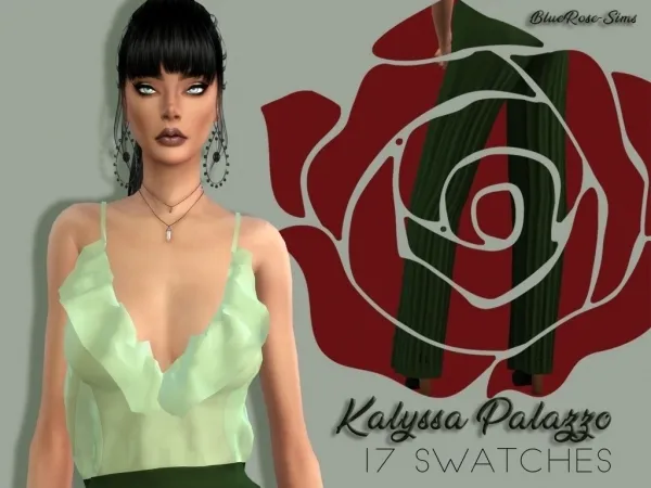 Alpha Kalyssa Palazzo BlueRose Sims by bluerose-sims - The Sims 4 custom content