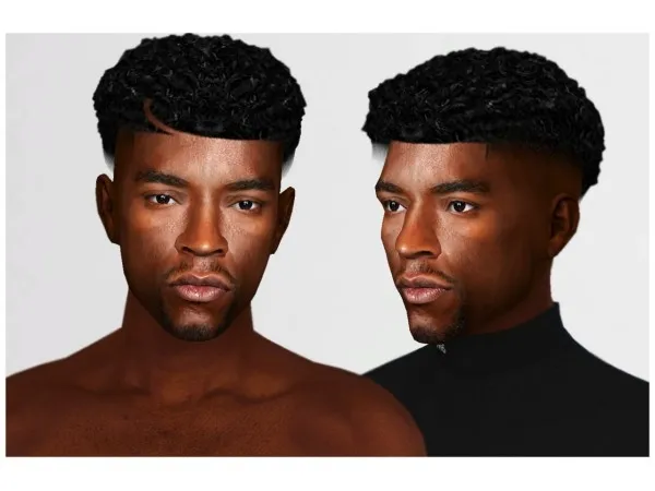 Alpha Chadwick Bosemans Skin AKA Black Panther SIM - The Sims 4 Custom Content