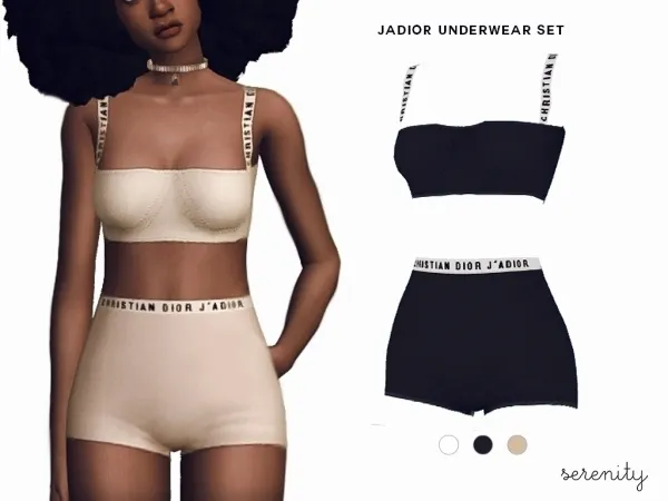 Maxis Match Jadior Underwear SET by serenity-cc - The Sims 4 Custom Content