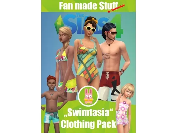 Maxis Match Swimtasia Clothing Pack - The Sims 4 Custom Content