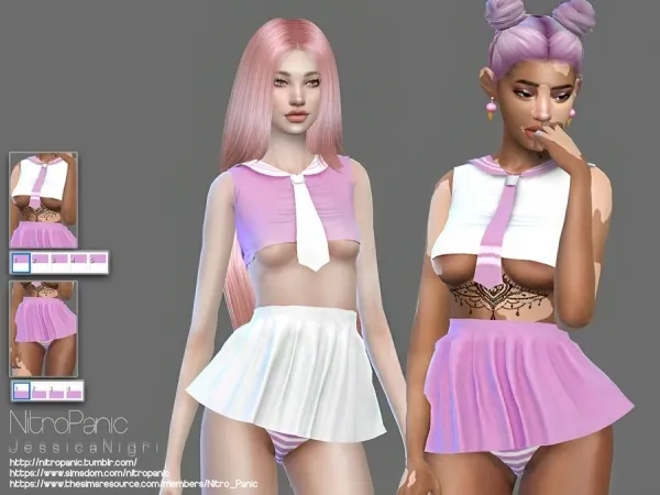 Alpha NitroPanic x Jessica Nigri by nitropanic - The Sims 4 Custom Content