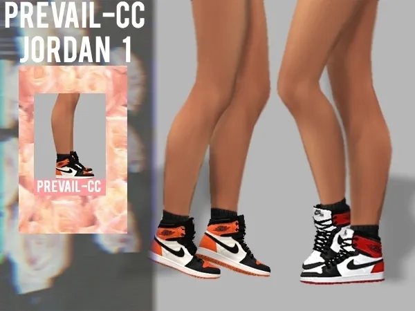 Alpha [PREVAIL ] JORDAN 1 by SZNS - The Sims 4 Custom Content