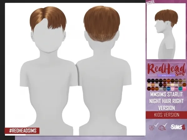 Alpha MMSIMS STARLIT NIGHT RIGHT KIDS VERSION by redheadsims - The Sims 4 Custom Content