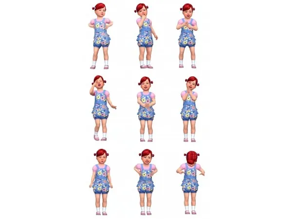 Alpha Toddler Photoshoot by simsfinds - The Sims 4 Custom Content