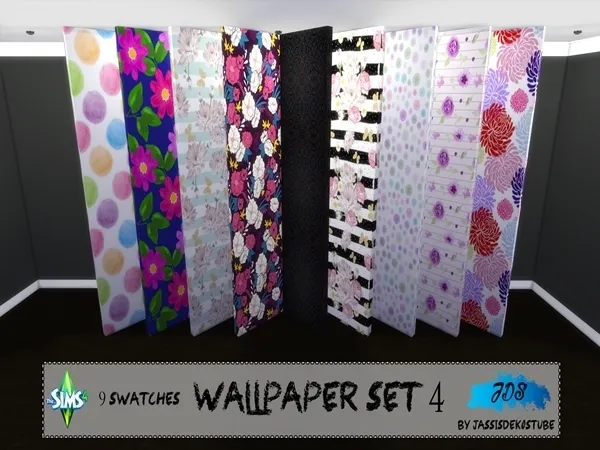 Alpha Wallpaper Set 4 - The Sims 4 Custom Content