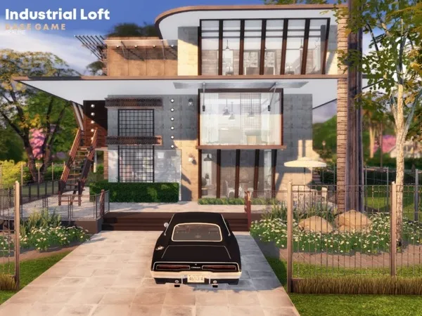 Alpha Industrial Loft - The Sims 4 Custom Content