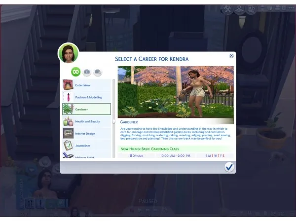 Mix Gardener Career Mod by simsfinds - The Sims 4 Custom Content