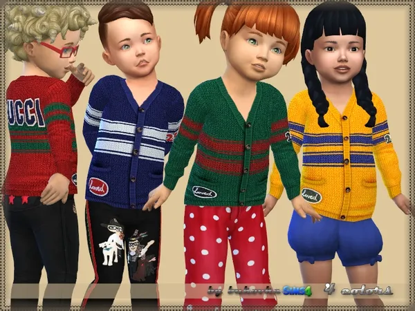 Alpha Knitted Cardigan - The Sims 4 Custom Content