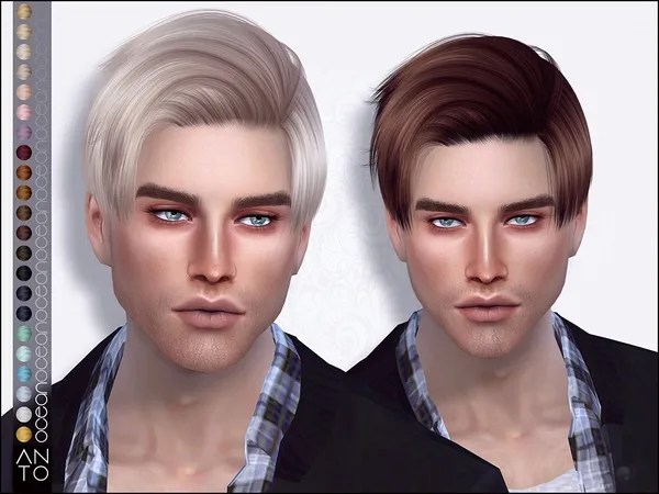 Alpha Anto Ocean (Hairstyle) by thesimsresource - The Sims 4 Custom Content