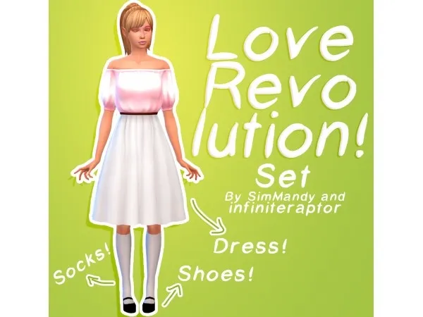 Maxis Match SimMandy x InfiniteRaptor Collab by simsfinds - The Sims 4 Custom Content