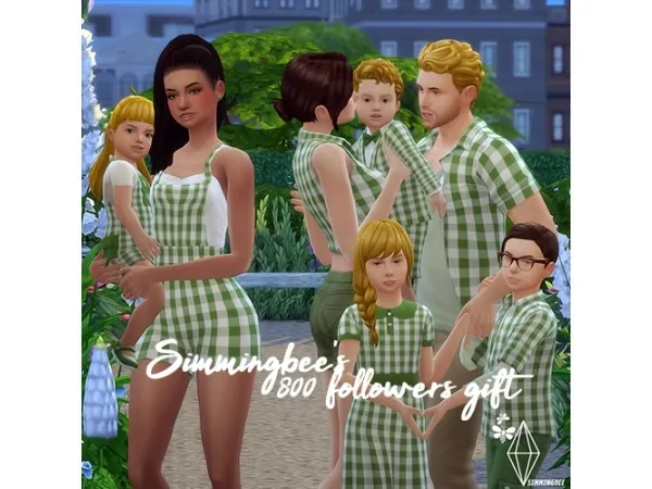 Maxis Match 800 FOLLOWERS GIFT by simsfinds - The Sims 4 Custom Content