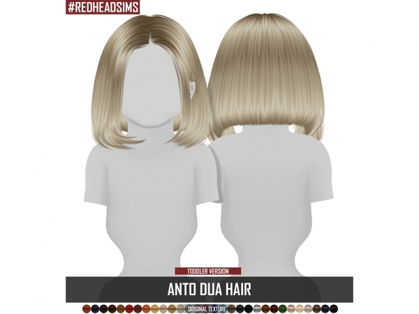 ANTO DUA HAIR TODDLER VERSION - The Sims 4 Download 