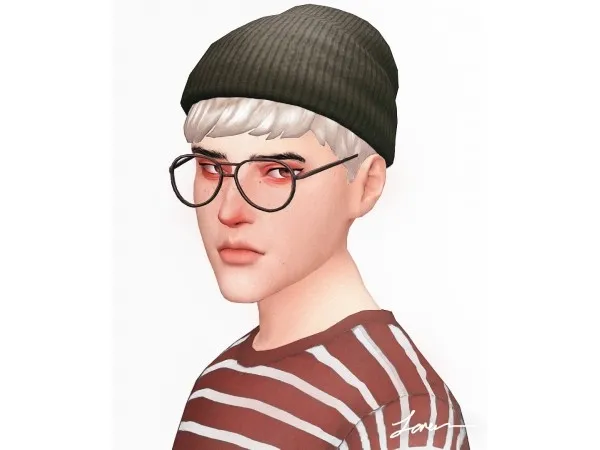 Maxis Match [sevensims] yestoday glasses by simsfinds - The Sims 4 Custom Content