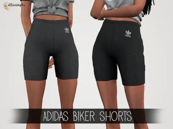 Maxis Match Elliesimple Adidas Biker Shorts by elliesimple - The Sims 4 Custom Content