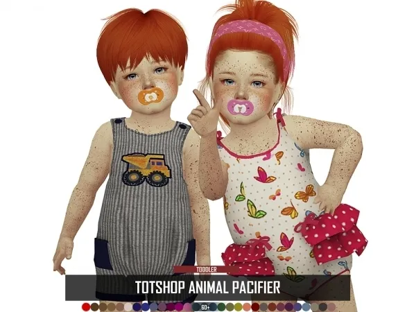 Alpha TOTSHOP ANIMAL PACIFIER by redheadsims - The Sims 4 Custom Content