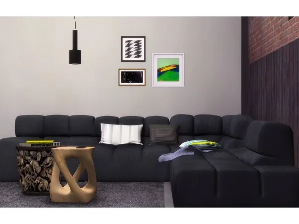 Alpha Raa living by slox - The Sims 4 Custom Content