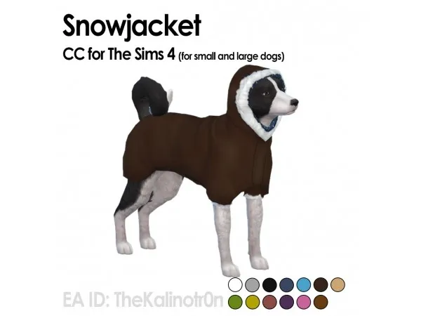 Maxis Match Jacket raincoat and jumpsuit for your pets by simsfinds - The Sims 4 Custom Content