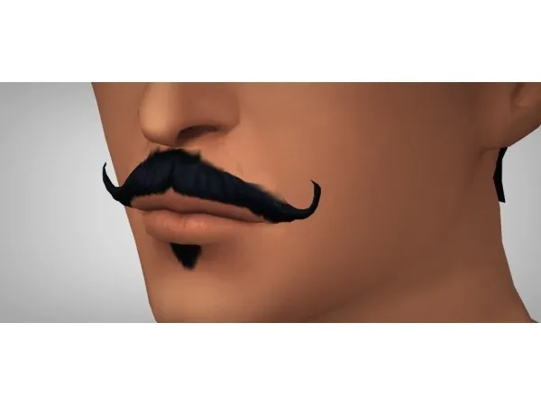 Maxis Match Dorians mustache by xldsims - The Sims 4 Custom Content