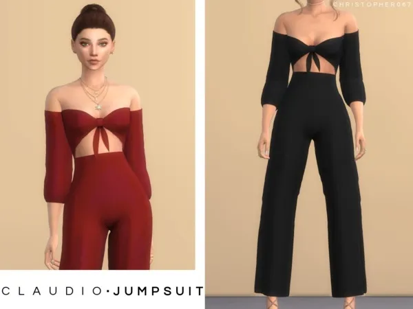 Alpha Claudio Jumpsuit Christopher067 - The Sims 4 Custom Content