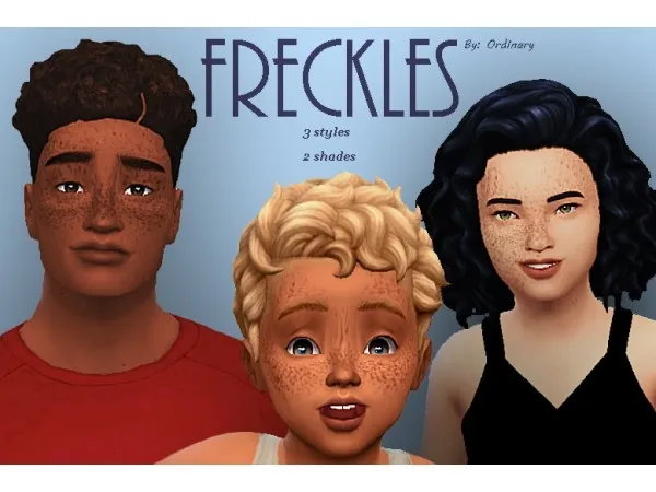 Maxis Match Freckles by simsfinds - The Sims 4 Custom Content