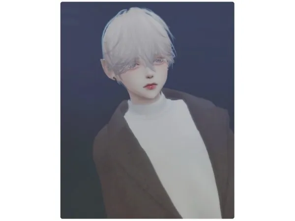 Alpha Hair 06 tori tori by simsfinds - The Sims 4 Custom Content