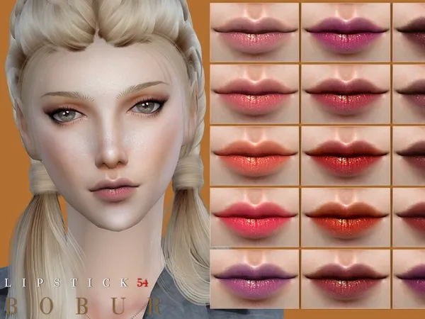 Mix Bobur Lipstick 54 - The Sims 4 Custom Content