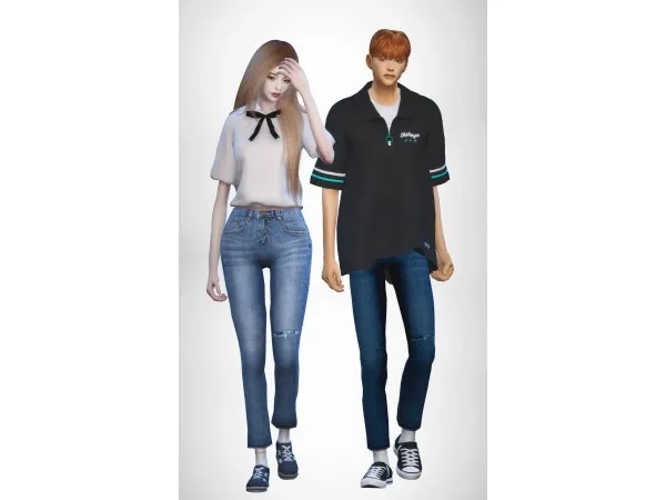 Alpha [shendori] Jean 01 by simsfinds - The Sims 4 Custom Content