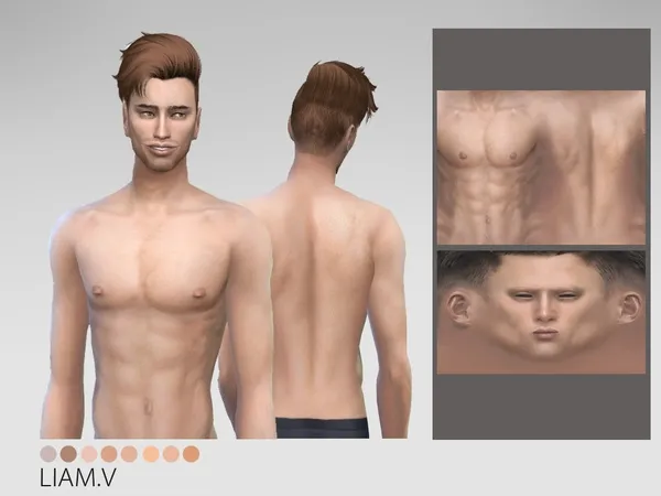 Alpha LiamV Skinpack by thesimsresource - The Sims 4 Custom Content