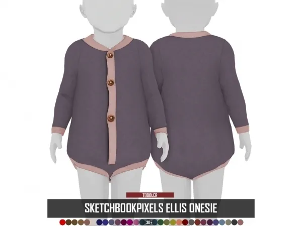 SKETCHBOOKPIXELS ELLIS ONESIE
