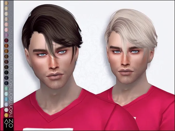 Alpha Anto Tyron (Hairstyle) by thesimsresource - The Sims 4 custom content
